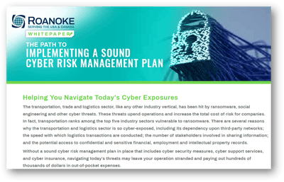 The Path to Implementing a Sound Cyber Risk Management Plan