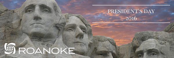 Mount Rushmore National Memorial carved with four presidential sculptures against a dramatic sunset sky, marking